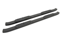 Load image into Gallery viewer, Rough Country 21001 Oval Nerf Step Bar for Select Chevrolet Silverado 1500, Chevrolet Silverado HD, Chevrolet Silverado HD, GMC Sierra 1500, GMC Sierra HD, GMC Sierra HD
