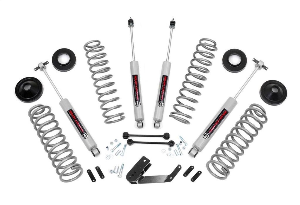 Rough Country PERF693 Suspension Lift Kit w/Shocks for Select Jeep Wrangler, Jeep Wrangler JK