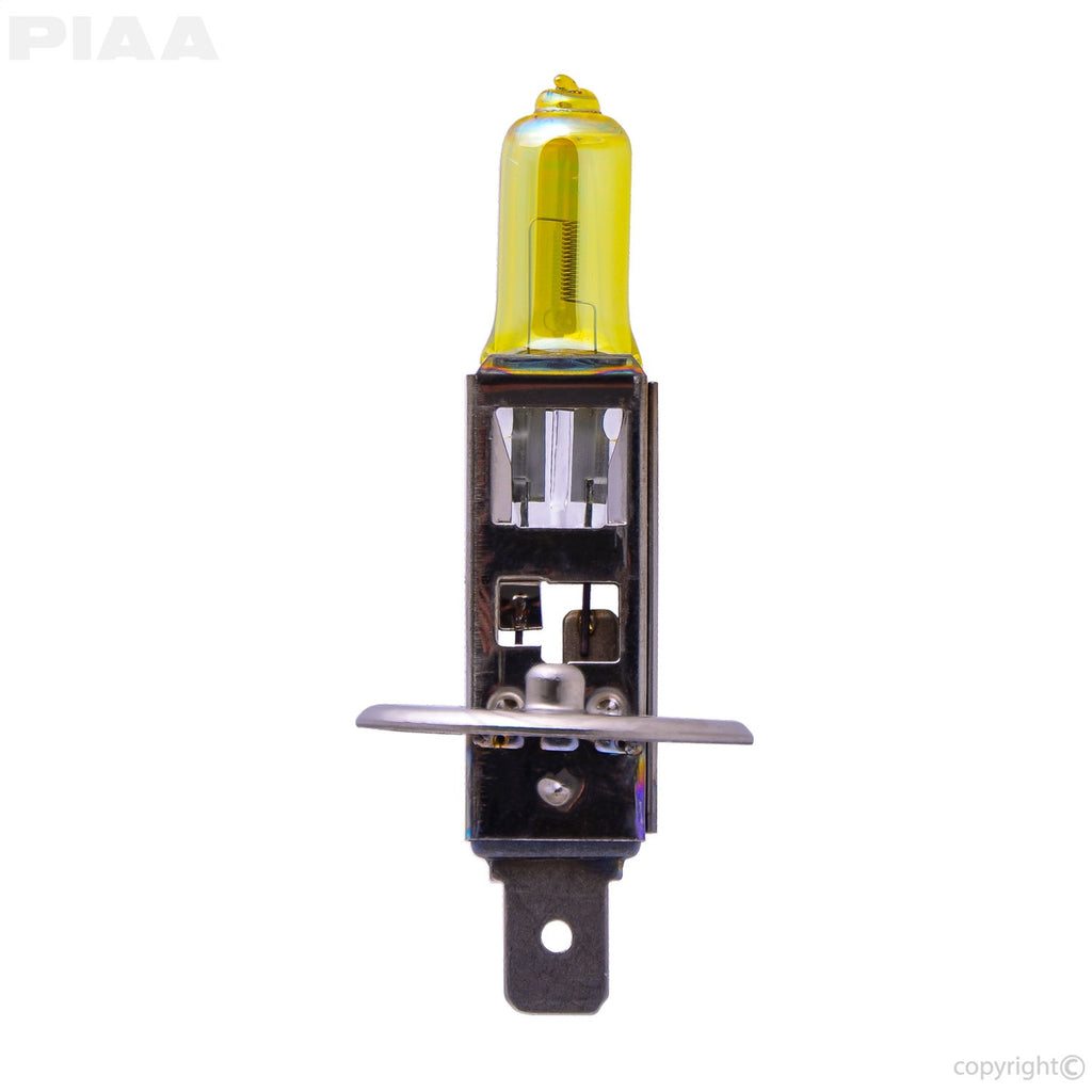 PIAA 12-13401 H1 Solar Yellow Replacement Bulb for Select Acura RL, Acura RSX, Acura TSX, Audi A4, Audi A5, Audi A5 Quattro, Audi A6, Audi A8 Quattro, BMW X5, BMW Z3, Chevrolet Trax, Dodge Sprinter 2500, Dodge Sprinter 3500, Ford C-Max, Ford Escape, Ford
