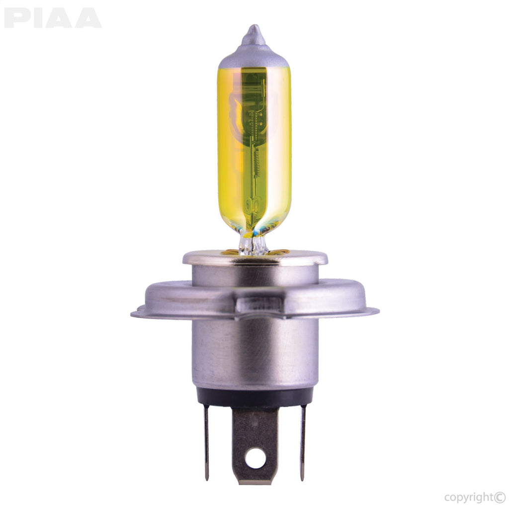 PIAA 12-13404 H4/9003 Yellow Solar Replacement Bulb for Select Honda Fit, Honda HR-V, Hyundai Accent, Kia Rio, Mini Cooper, Mini Cooper Clubman, Mitsubishi Mirage, Nissan Micra, Nissan Versa, Scion iA, Toyota Tacoma, Toyota Tundra, Volkswagen Beetle