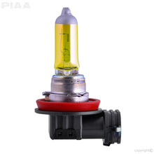 Load image into Gallery viewer, PIAA 12-13411 H11 Yellow Solar Replacement Bulb for Select Acura ILX, Acura MDX, Acura RDX, Acura RL, Acura TL, Acura TSX, Acura ZDX, Alfa Romeo Giulia, Audi A3, Audi A3 Quattro, Audi A4, Audi A4 Quattro, Audi A4 allroad, Audi A5, Audi A5 Quattro, Audi
