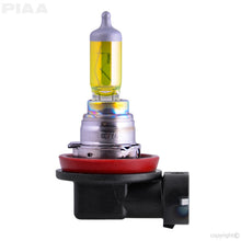 Load image into Gallery viewer, PIAA 12-13416 H16 Yellow Solar Replacement Bulb for Select Lexus CT200h, Lexus ES300h, Lexus ES350, Lexus GS350, Lexus GS450h, Lexus RX350, Lexus RX450h, Mitsubishi Lancer, Mitsubishi Outlander, Mitsubishi Outlander Sport, Nissan Maxima, Smart Fortwo,