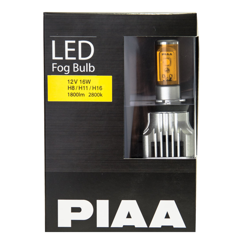 PIAA 17502 H8/H11/H16 LED Yellow Fog Light Replacement Bulb for Select Acura ILX, Acura MDX, Acura RDX, Acura RL, Acura RSX, Acura TL, Acura TSX, Acura ZDX, Audi A3, Audi A3 Quattro, Audi A4, Audi A4 Quattro, Audi A4 allroad, Audi A5 Quattro, Audi Q3,