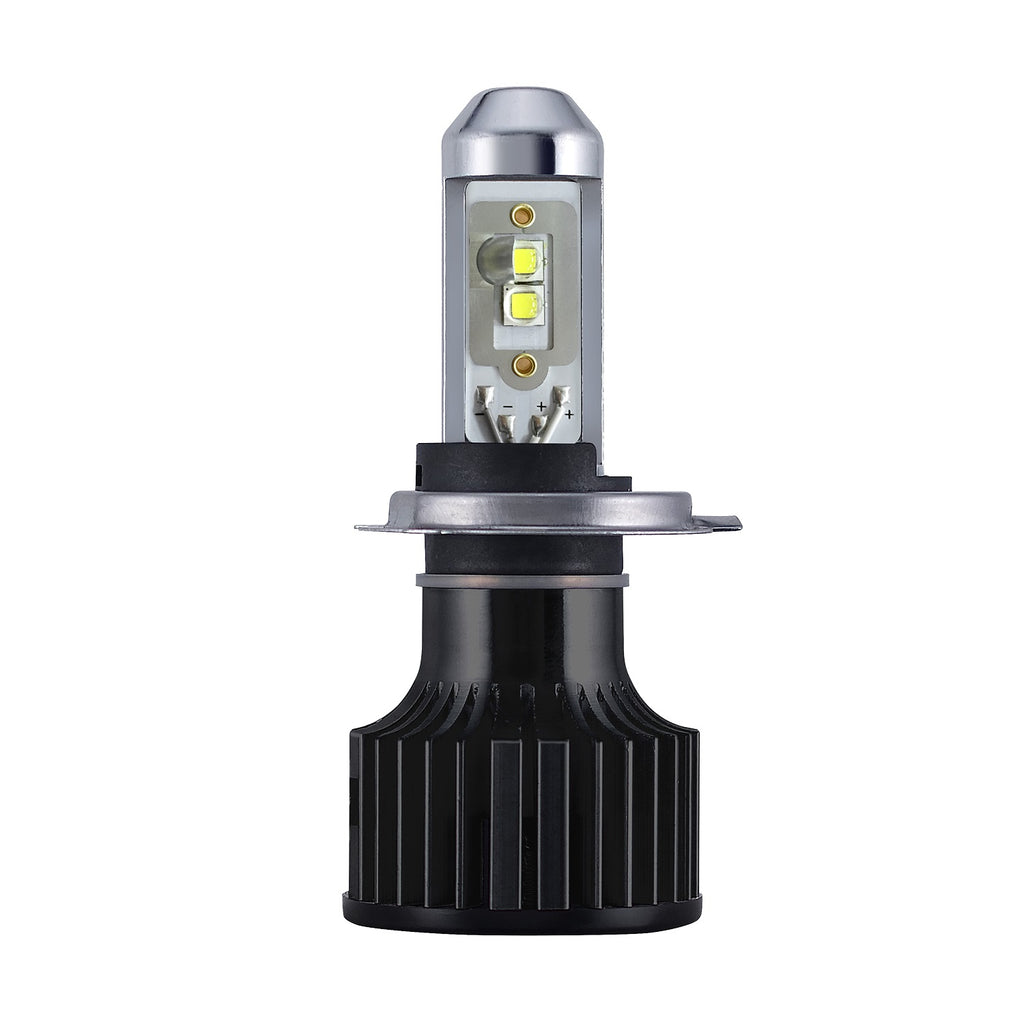PIAA 17214 H4/9003 White LED Replacement Bulb for Select Honda Fit, Honda HR-V, Hyundai Accent, Kia Rio, Mini Cooper, Mini Cooper Clubman, Mitsubishi Mirage, Nissan Micra, Nissan Versa, Scion iA, Toyota Tacoma, Toyota Tundra, Volkswagen Beetle