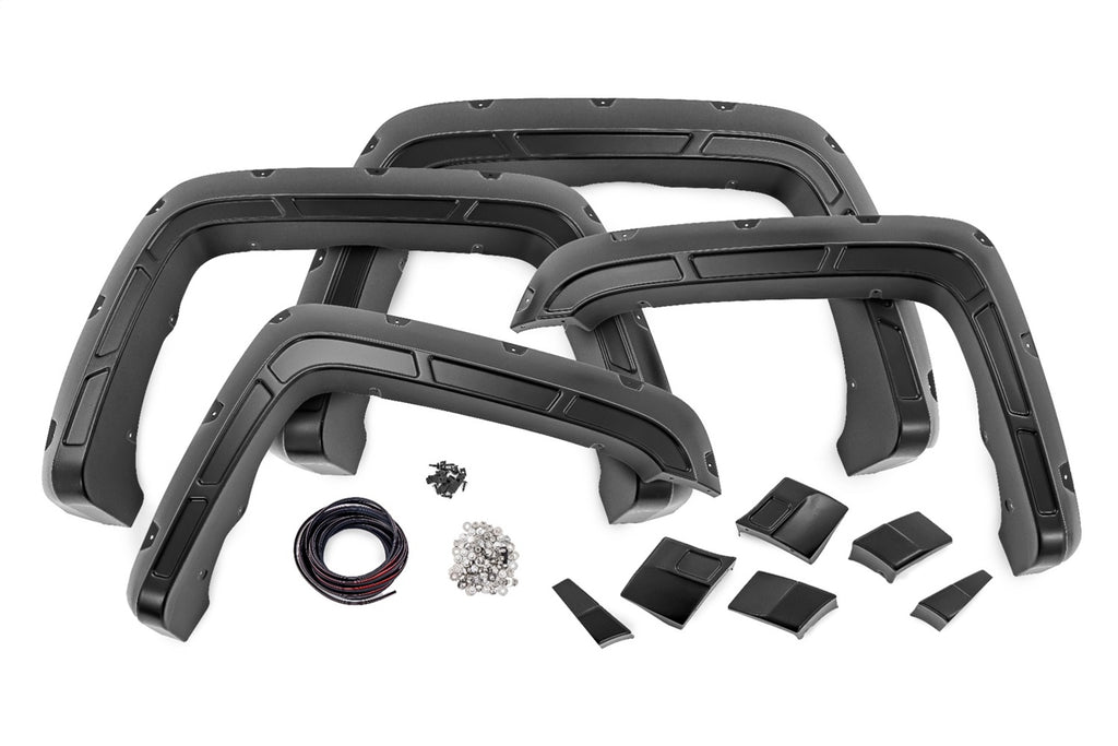 Rough Country A-G11611-G9K Pocket Fender Flares for Select GMC Sierra 1500, GMC Sierra HD, GMC Sierra HD