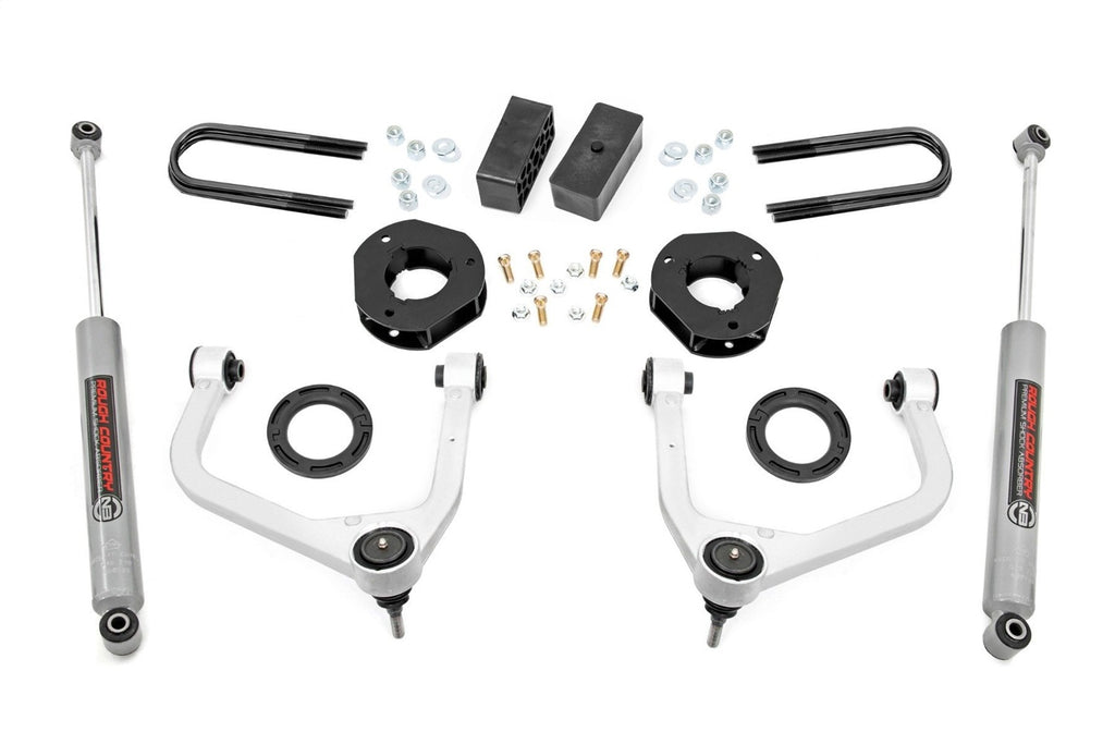 Rough Country 28830_A Suspension Lift Kit w/Shocks for Select GMC Sierra