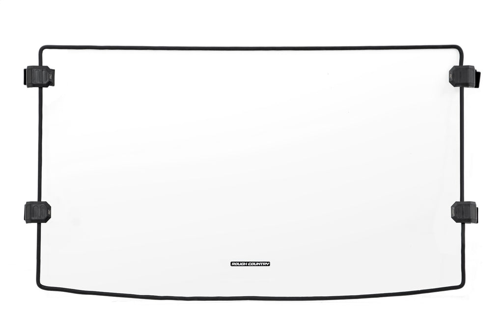 Rough Country 98152010 Windshield for Select Polaris Ranger 500, Polaris Ranger 570, Polaris Ranger 570 Crew, Polaris Ranger Crew SP 570, Polaris Ranger EV, Polaris Ranger SP 570