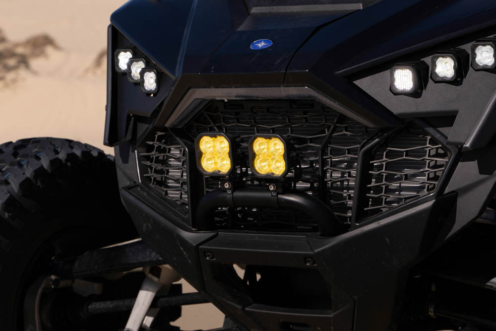 Diode Dynamics DD7657 Allows for installation of SS3 LED pods on bumper roll bars. for Select Polaris RZR PRO XP