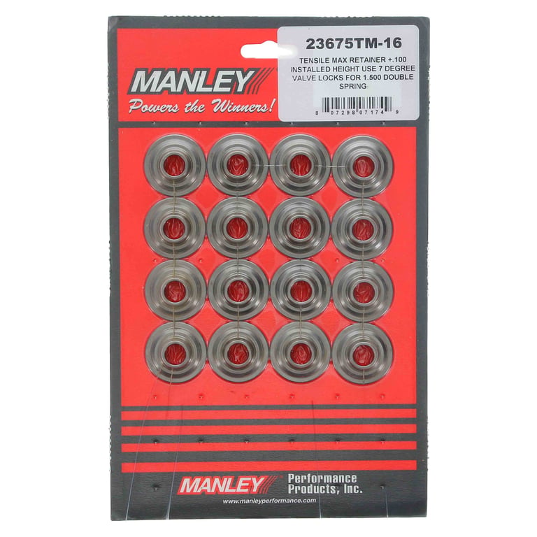 Manley 23675TM-16 Manley Spring Retainer, RET-TENSILE MAX 7 DEG. +.100