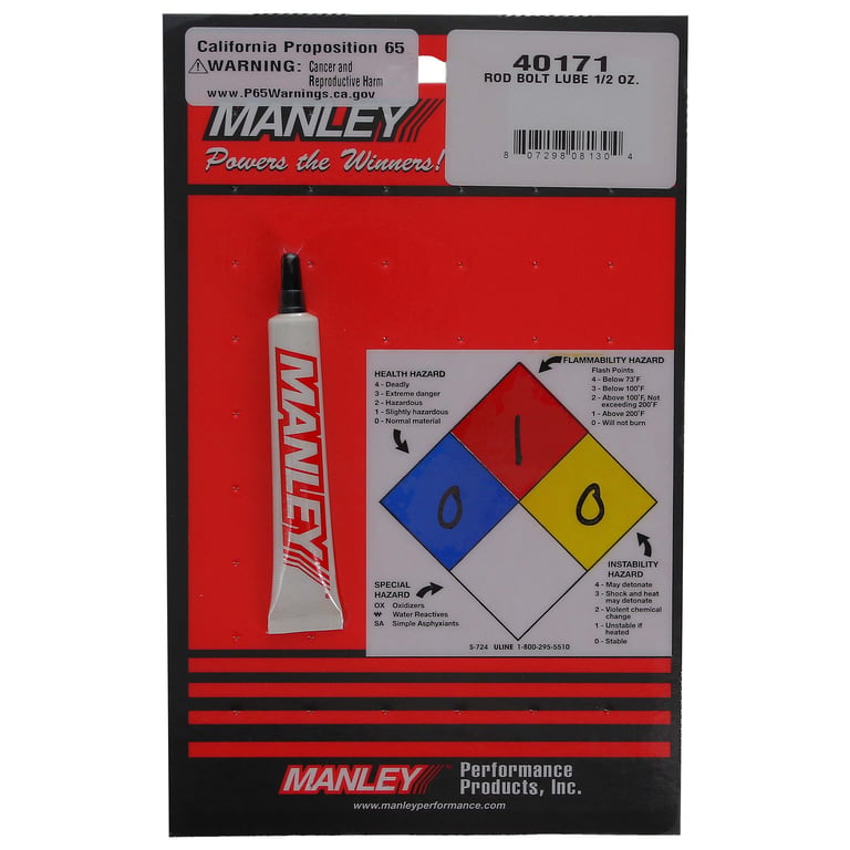Manley 40171 Manley Assembly Lubricant, LUBE-ROD BOLT 1/2 OZ.