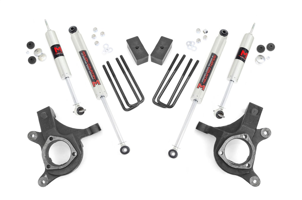 Rough Country 23240 Suspension Lift Kit w/Shocks for Select Chevrolet Silverado 1500, Chevrolet Silverado Classic, GMC Sierra 1500, GMC Sierra Classic