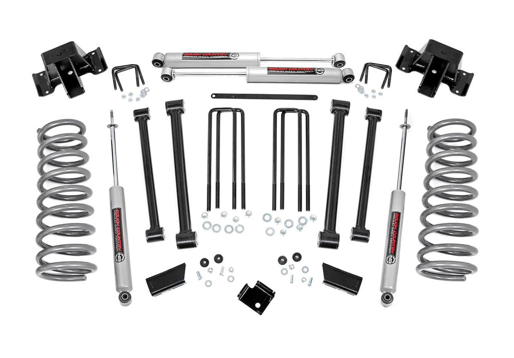 Rough Country 351.20 Suspension Lift Kit w/Shocks for Select Dodge Ram