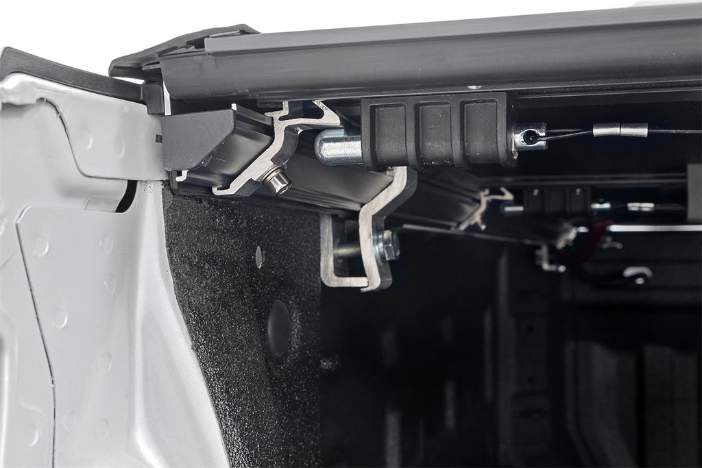 Rough Country 47120651B Hard Low Profile Bed Cover for Select Chevrolet Silverado HD, Chevrolet Silverado HD, GMC Sierra HD, GMC Sierra HD