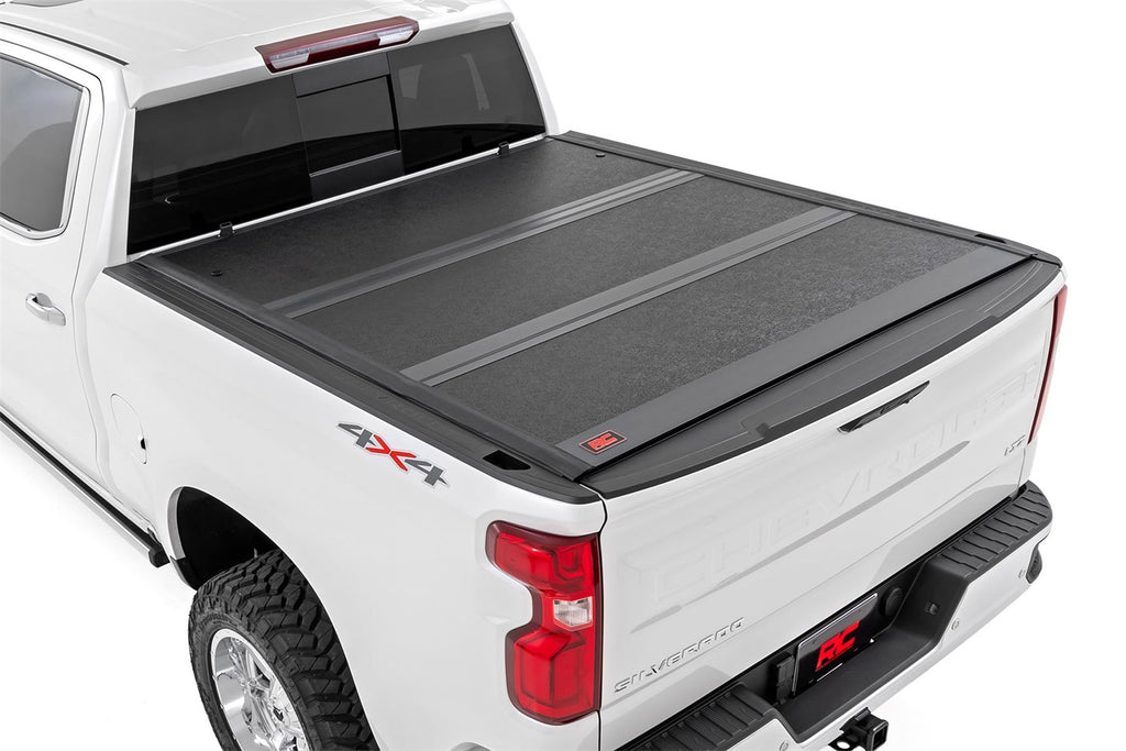 Rough Country 47318650B Hard Low Profile Bed Cover for Select Dodge Ram 1500, Dodge Ram 2500, Ram 1500, Ram Classic, Ram