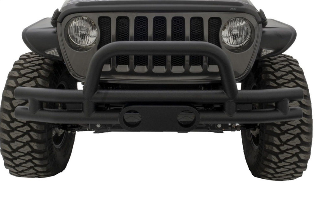 Rampage 86620 Front Double Tube Bumper for Select Jeep Gladiator, Jeep Wrangler, Jeep Wrangler JK