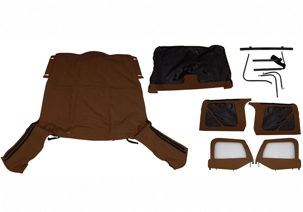 Rampage 68517 Complete Soft Top Kit for Select Jeep TJ, Jeep Wrangler