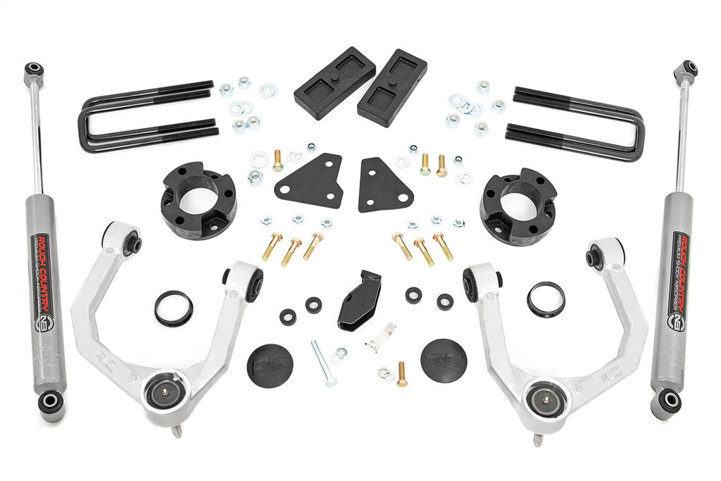 Rough Country 500010 Suspension Lift Kit w/Shocks for Select Ford Ranger