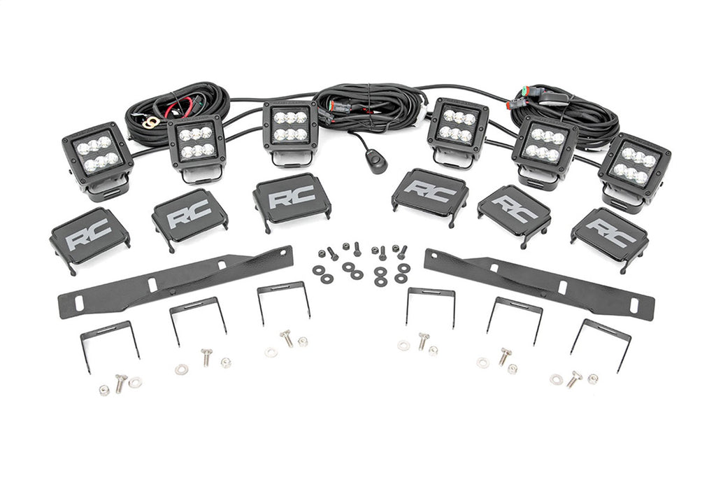 Rough Country 70700 Black Series LED Fog Light Kit for Select Ford F-150