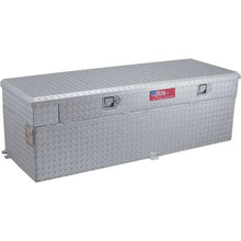 Load image into Gallery viewer, RDS 72745 91 Gallon Auxiliary Fuel Tank &amp; Toolbox Combo Bright Aluminum 55X30X19.5