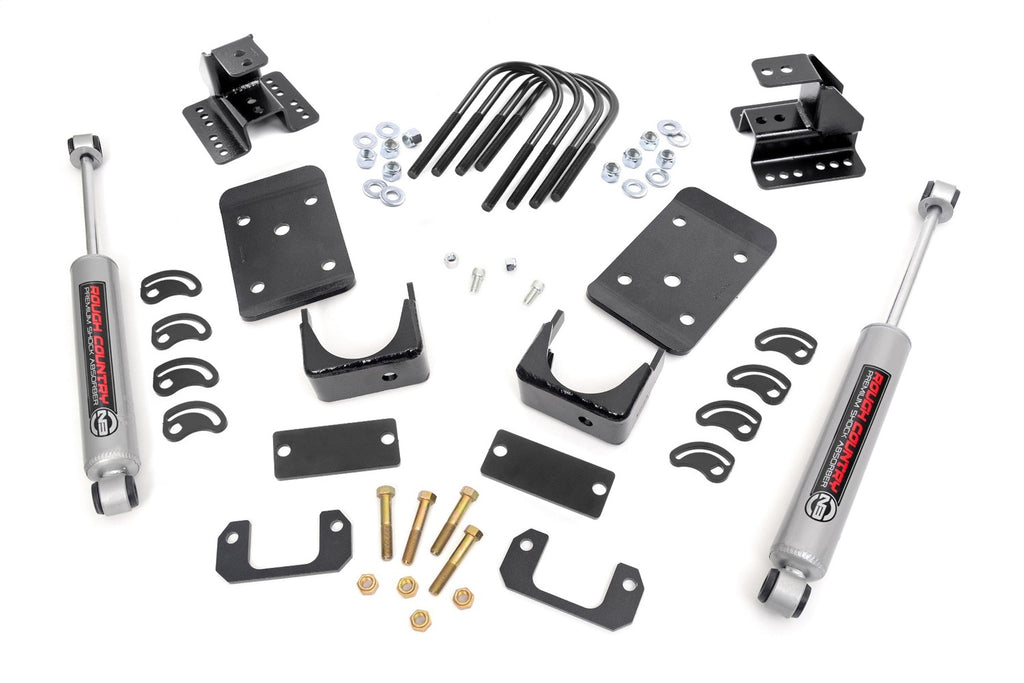 Rough Country 72330 Coil Spring Lowering Kit for Select Chevrolet Silverado 1500, GMC Sierra