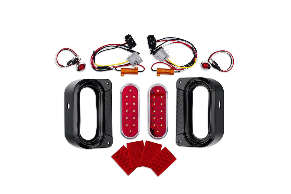 Rugged Ridge 11652.03 LED Tail Light Set for Select Jeep Wrangler, Jeep Wrangler JK