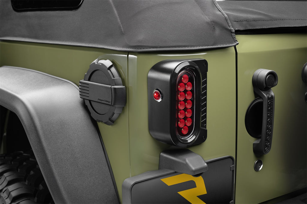 Rugged Ridge 11652.03 LED Tail Light Set for Select Jeep Wrangler, Jeep Wrangler JK