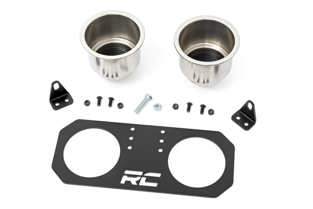 Rough Country 93058 Cup Holder for Select Polaris RZR 170, Polaris RZR 170 EFI, Polaris RZR 4 800 EPS LE, Polaris RZR 4 900 EPS LE, Polaris RZR 570, Polaris RZR 570 EPS, Polaris RZR 570 Premium, Polaris RZR 800, Polaris RZR 800 EPS LE, Polaris RZR 800 XC