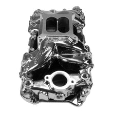 Load image into Gallery viewer, Edelbrock 7562-cp RPM Air-Gap Big Block Chevy 2-R Intake Manifold, Chrome Plasma Finish for Select Avanti II, Chevrolet Bel Air, Chevrolet Biscayne, Chevrolet Blazer, Chevrolet Brookwood, Chevrolet C10, Chevrolet C10 Pickup, Chevrolet C10 Suburban,