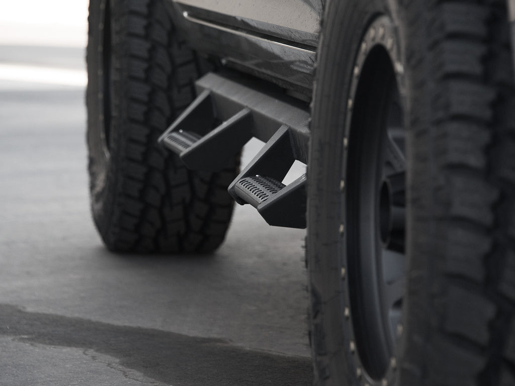 Armordillo 7168565 2007-2021 Toyota Tundra Crew Max AR Drop Step Matte Black Steps for Select Toyota Tundra