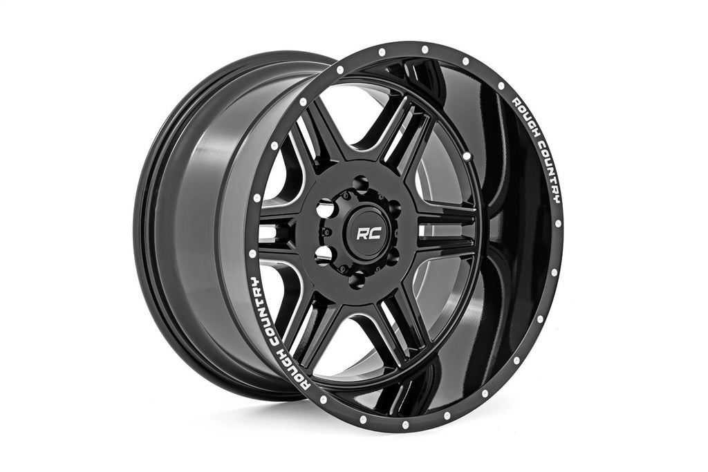 Rough Country 92200912 Series 92 Wheel for Select Cadillac Escalade, Chevrolet Colorado, Chevrolet Silverado 1500, Chevrolet Suburban, Chevrolet Suburban 1500, Chevrolet Tahoe, Chevrolet Trailblazer, Ford Bronco, Ford Ranger, GMC Canyon, GMC Sierra 1500,
