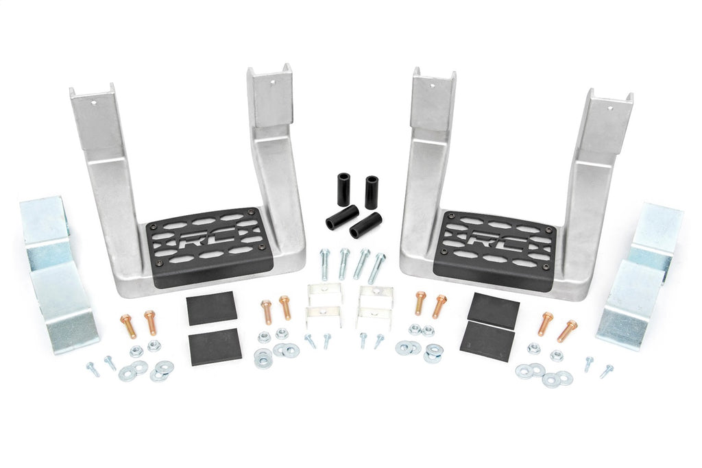 Rough Country 117510 Universal Hoop Step for Select Chevrolet Silverado HD, Chevrolet Silverado HD, GMC Sierra HD, GMC Sierra HD, Nissan Frontier