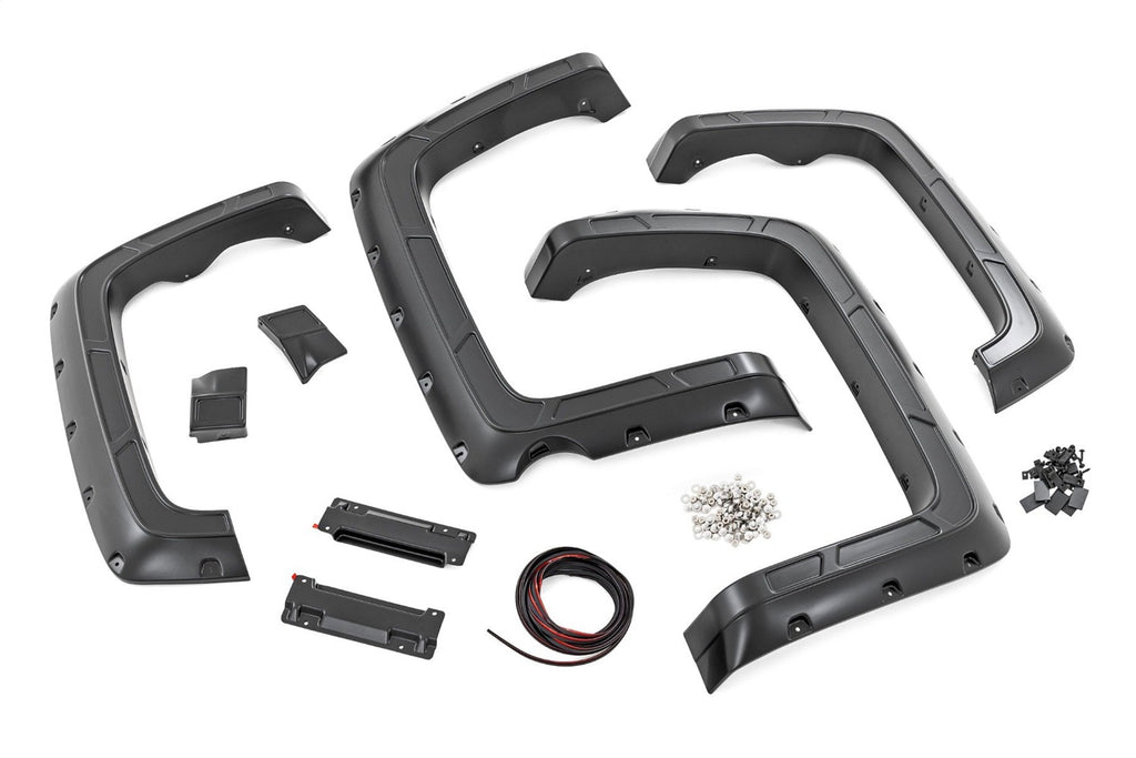 Rough Country A-C11612-G9K Fender Flares for Select Chevrolet Silverado
