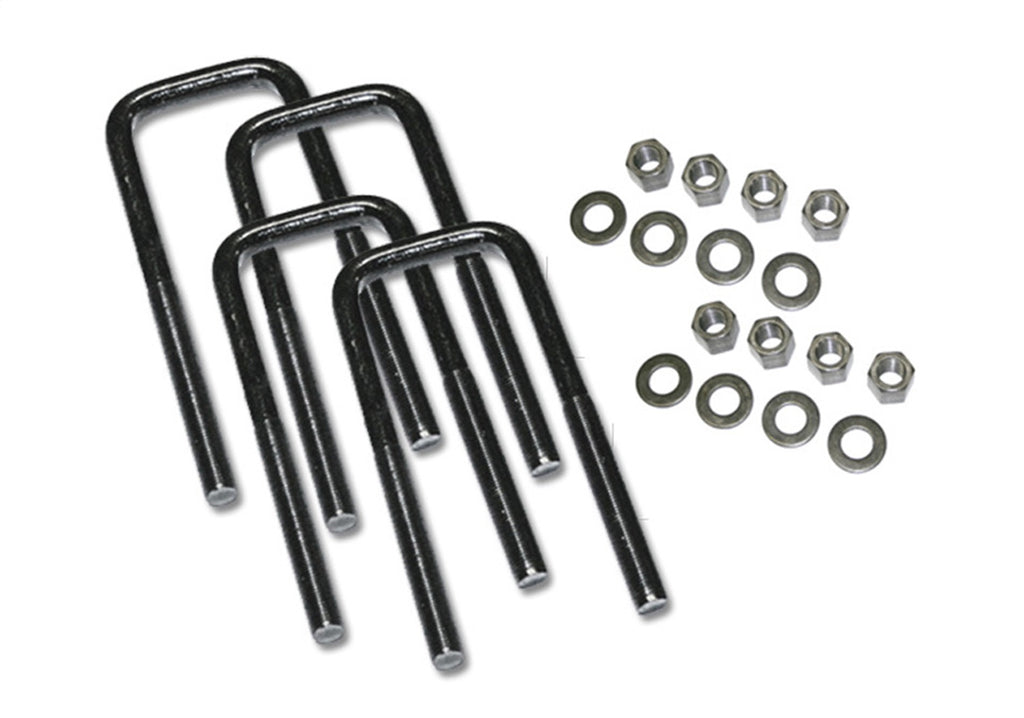 Superlift 10404 U-Bolt 4 Pack-9/16 x 2 1/2 x 7 SQ W/HDWR