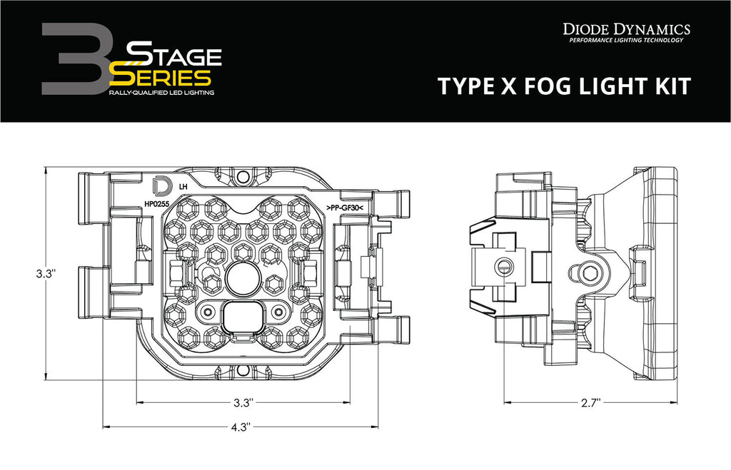 Diode Dynamics DD7131 Pod light featuring advanced TIR optics for high efficiency and focus. for Select Subaru Impreza, Subaru Legacy, Subaru WRX