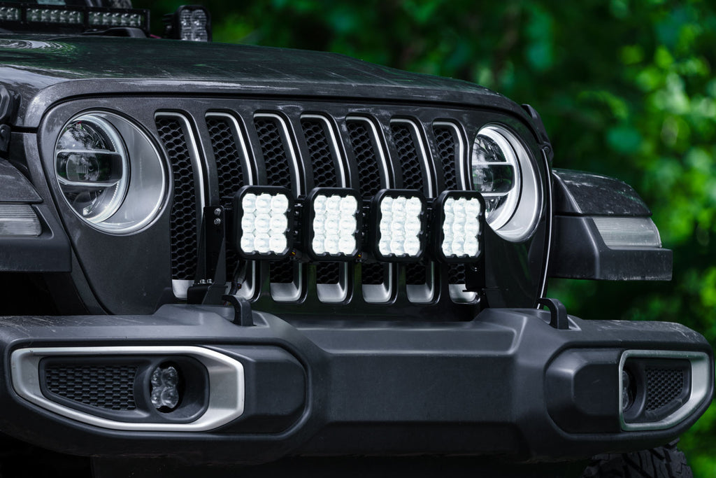 Diode Dynamics DD6825P Mounting bracket for your LED light bar. for Select Jeep Gladiator, Jeep Wrangler