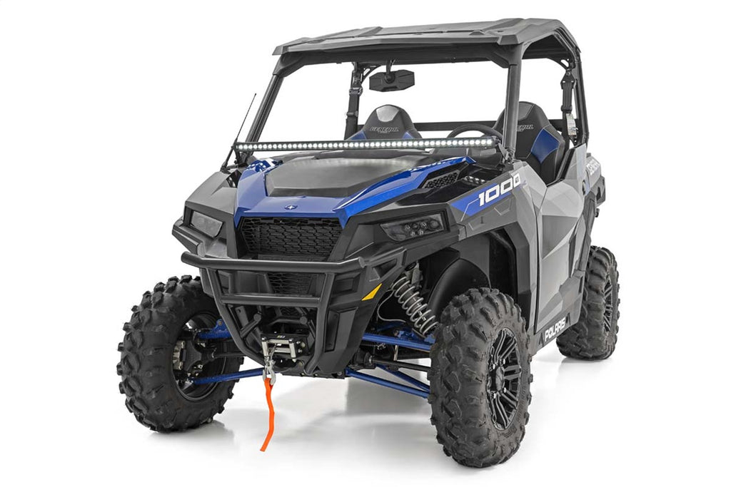 Rough Country 93035 LED Lower Windshield Kit for Select Polaris General 1000, Polaris General Deluxe, Polaris General Deluxe Ride Command Edition, Polaris General EPS, Polaris General EPS Deluxe, Polaris General EPS Hunter Edition, Polaris General EPS