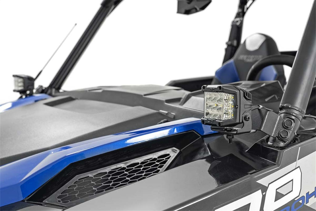 Rough Country 93023 Osram Wide Angle Series Cube Kit for Select Polaris General 1000, Polaris General Deluxe, Polaris General Deluxe Ride Command Edition, Polaris General EPS, Polaris General EPS Deluxe, Polaris General EPS Hunter Edition, Polaris