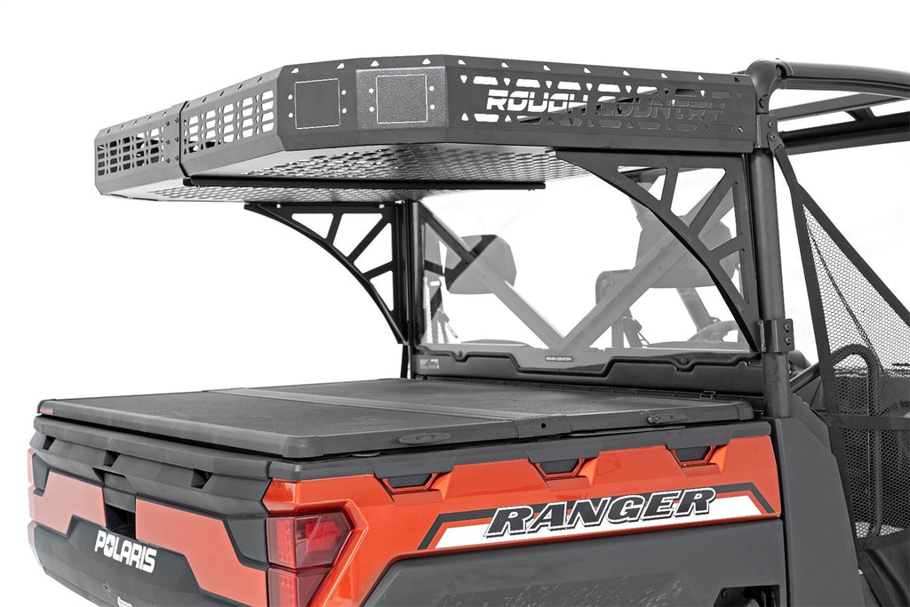 Rough Country 93050 Can-Am Cargo Rack for Select Polaris Ranger 1000, Polaris Ranger Crew 1000, Polaris Ranger Crew XP High Lifter Edition, Polaris Ranger Crew XP NorthStar Premium, Polaris Ranger Crew XP NorthStar Ultimate, Polaris Ranger Crew XP