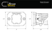 Load image into Gallery viewer, Diode Dynamics DD7427S Triple Function C1R Pod with modern TIR optics for high intensity lighting.
