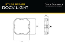 Load image into Gallery viewer, Diode Dynamics DD7751C Stage Series RGBW 4 Pack Rock Lights.