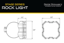 Load image into Gallery viewer, Diode Dynamics DD7464 Roll bar Mounting kit for your Rock Light.