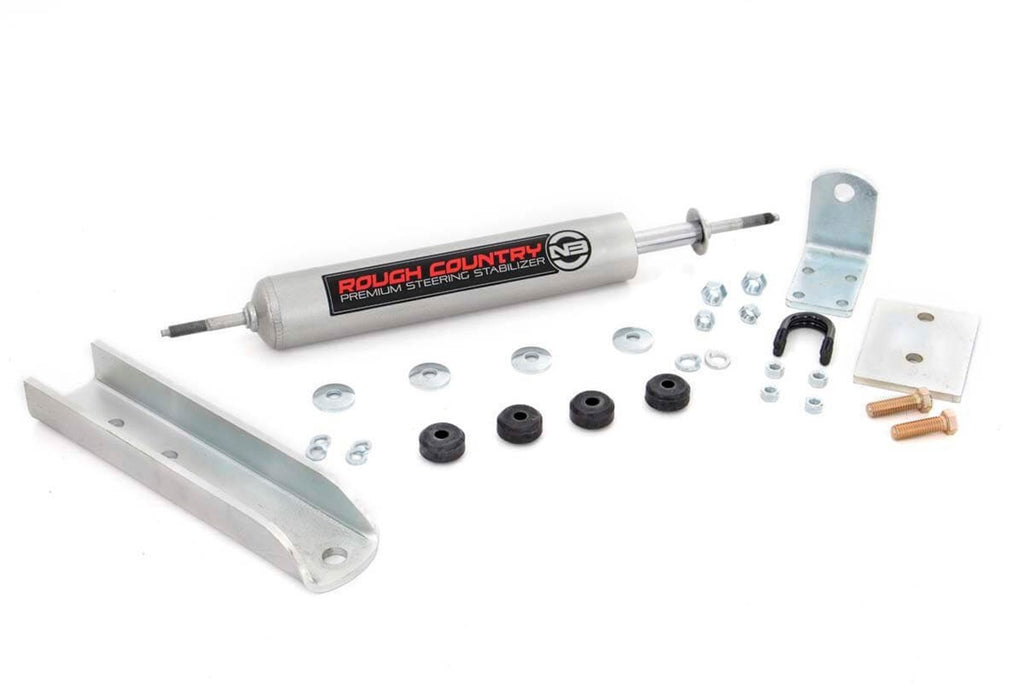 Rough Country 8733130 N3 Steering Stabilizer for Select Ford Bronco II