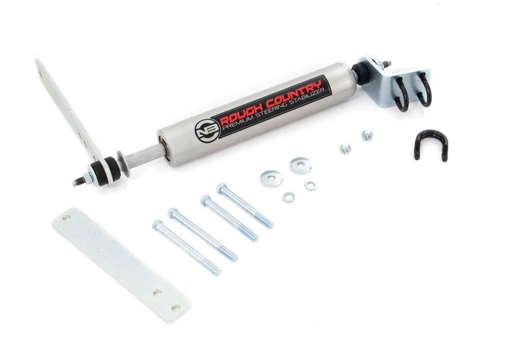 Rough Country 8734230 N3 Steering Stabilizer for Select Ford Bronco, Ford F-150, Ford F-250, Ford F-250 HD, Ford F-350
