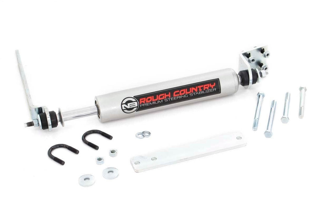 Rough Country 8738430 N3 Steering Stabilizer for Select Ford Explorer, Ford Ranger, Mazda B2200, Mazda B2300, Mazda B2600, Mazda B3000, Mazda B4000, Mazda Navajo