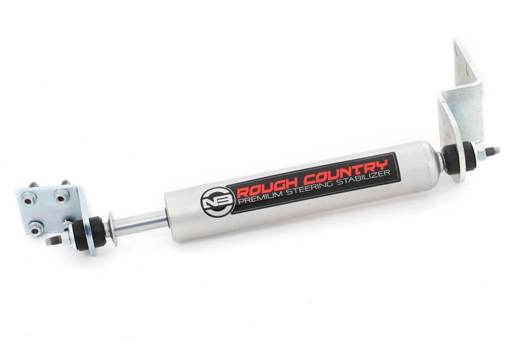 Rough Country 8738630 N3 Steering Stabilizer for Select Chevrolet C1500, Chevrolet C1500 Suburban, Chevrolet C2500, Chevrolet C2500 Suburban, Chevrolet R2500, Chevrolet Tahoe, GMC C1500, GMC C1500 Suburban, GMC C2500, GMC C2500 Suburban, GMC R2500, GMC