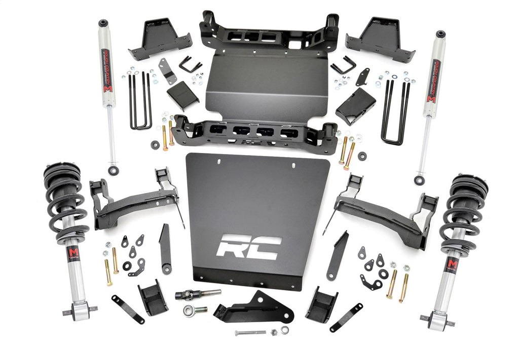 Rough Country 29840 Lift Kit-Suspension w/Shock for Select Chevrolet Silverado 1500, GMC Sierra