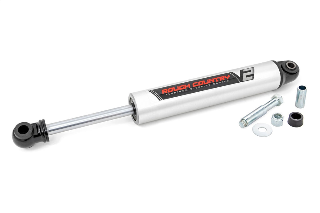 Rough Country 8730970 Steering Stabilizer for Select Ford Excursion, Ford F-250 Super Duty, Ford F-350 Super Duty