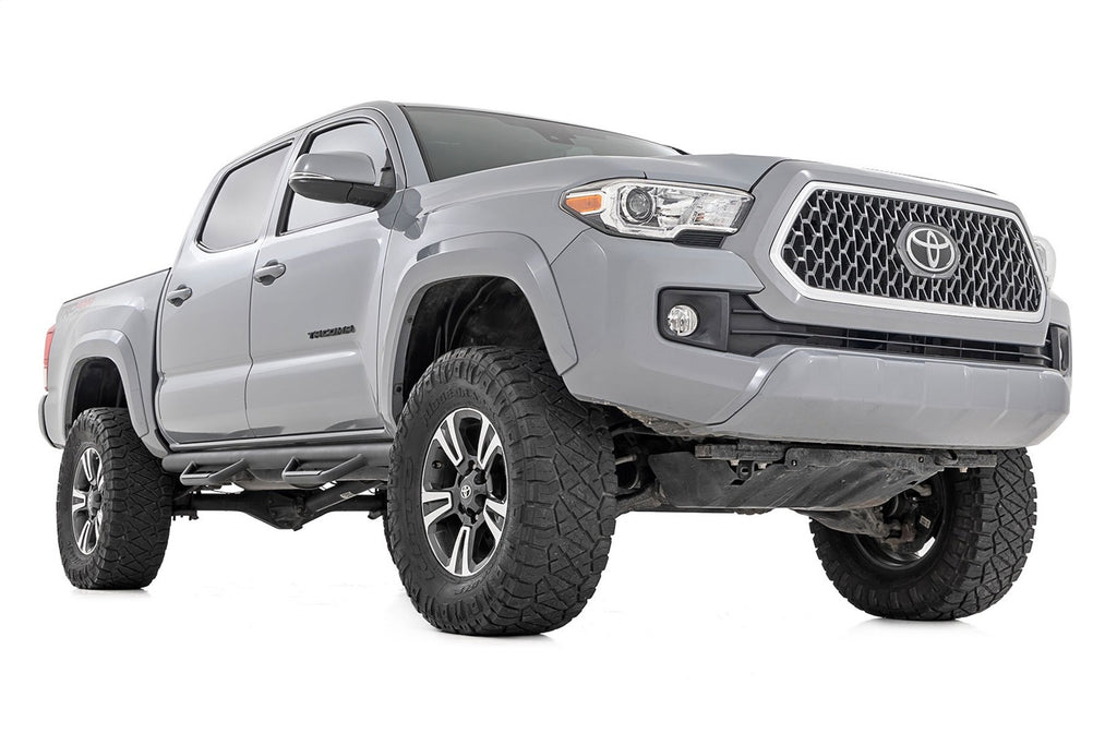 Rough Country RCT0580CCB Nerf Steps for Select Toyota Tacoma