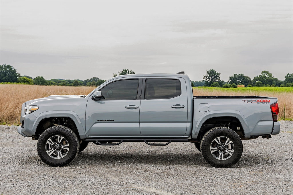 Rough Country RCT0580CCB Nerf Steps for Select Toyota Tacoma