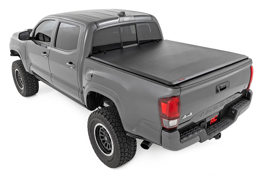 Rough Country 42716501 Soft Roll-Up Bed Cover for Select Toyota Tacoma